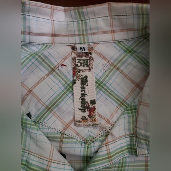 SOLD Johnny Was 3J Workshop "Fairies" Shirt Euc M Medium - Picture 6 of 10